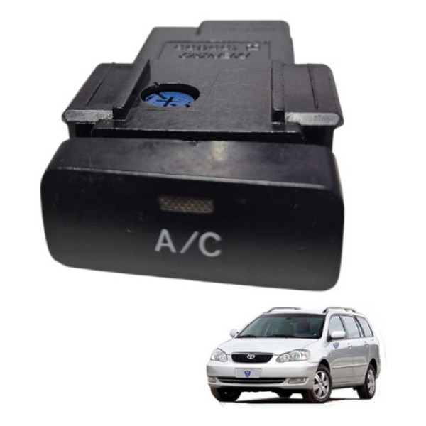 Botão Do Ar Condicionado Corolla Fielder 2003 A 2008  153635 Preto