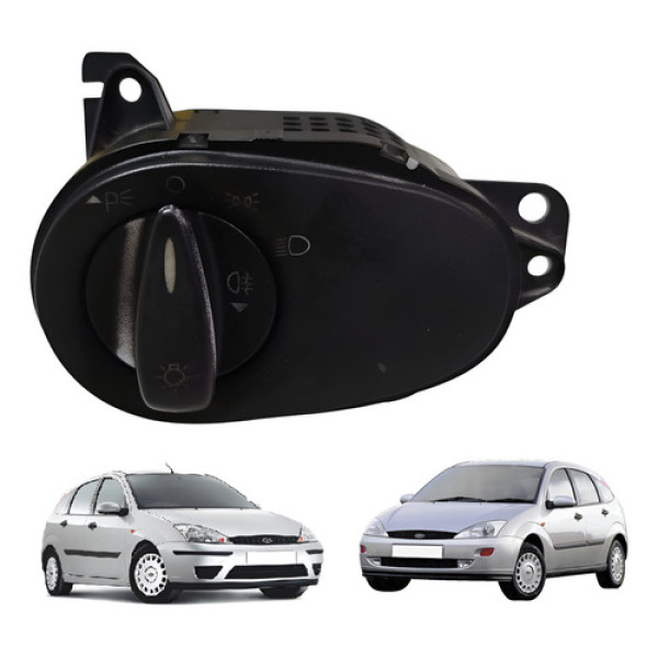 Botão Chave Comando Luz Farol Focus 2001 2008 Original