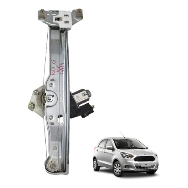 Máquina Motor Vidro Elétrico Dianteira Esquerda Ka 2015 2020