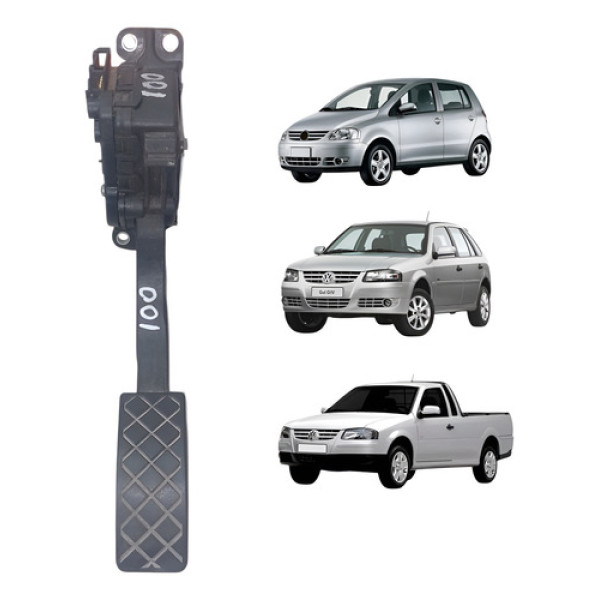 Pedal Acelerador Eletrônico Vw Fox Gol Saveiro G4 2004 2010