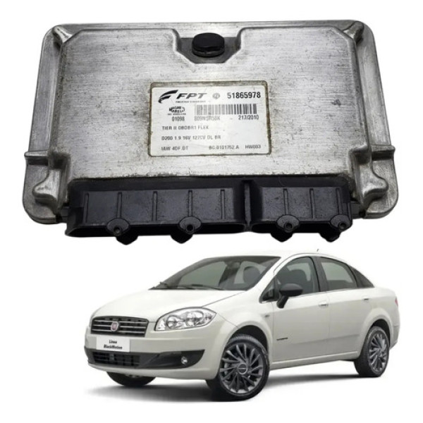 Módulo Central Injeção Linea 1.9 Flex 2009 2013 Iaw4df.dt