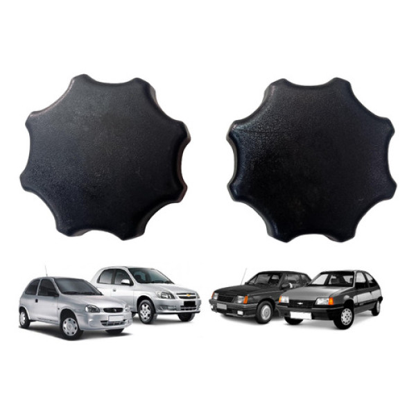 Par Manopla Roldana Banco Regulagem Corsa Celta Kadett Monza