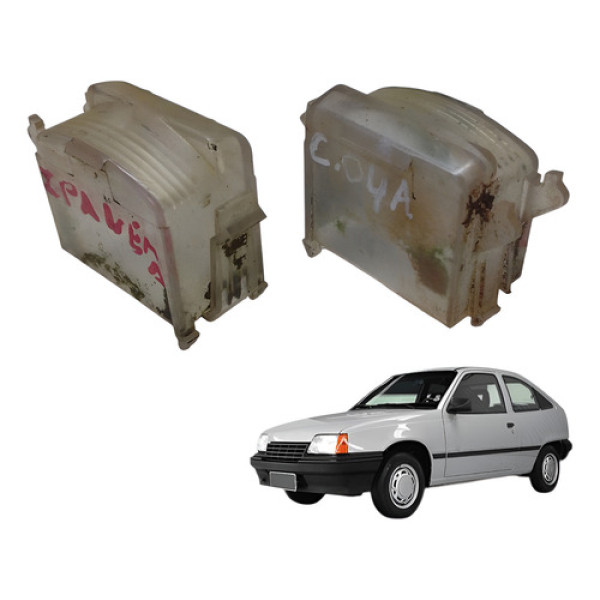 Par Lente Capa Luz Placa Chevrolet Kadett Ipanema 1994 1998 Transparente