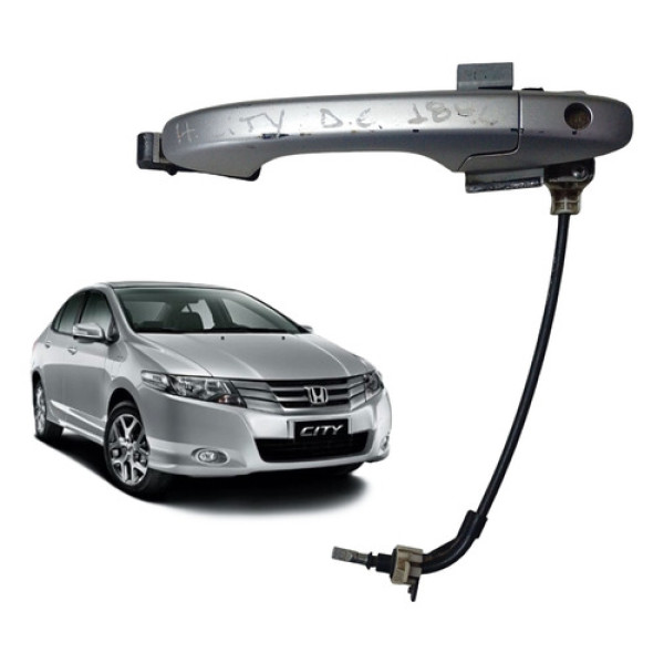 Maçaneta Externa Porta Dianteira Esquerda Honda City 09 13 Dianteira