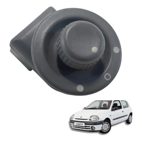 Botao Regulagem Retrovisor Renault Clio 2000 / 2010 Original