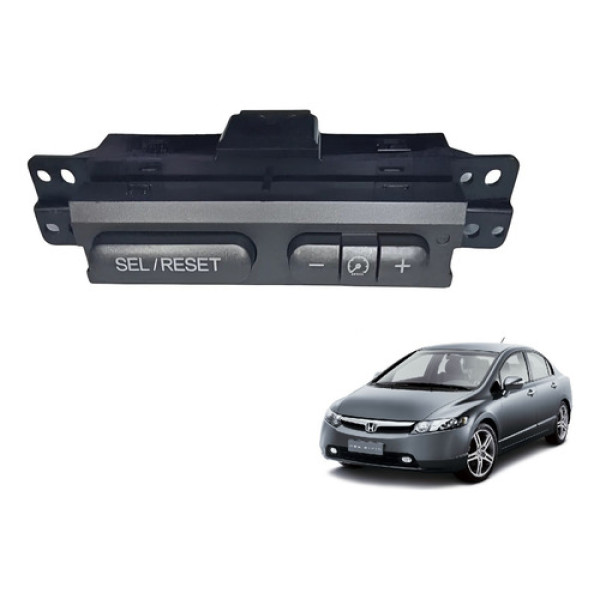 Botão Luz Painel Piloto Automático Honda New Civic 2007 2011