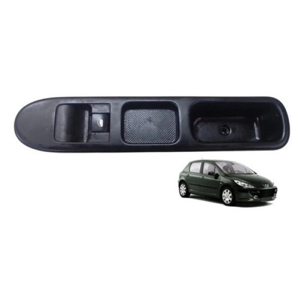 Moldura Botão Vidro Peugeot 307 Dianteiro Direito 2006-2012