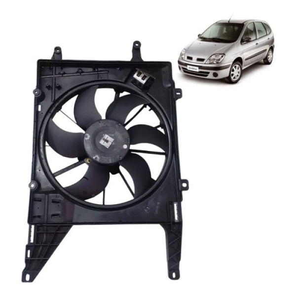 Defletor E Ventoinha Renault Scenic Megane 98 Á 06 Original