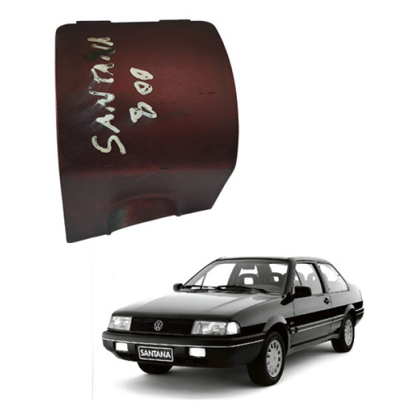 Tampa Spoiler Traseiro Vw Santana 92 A 98 Esquerdo Original Vermelho