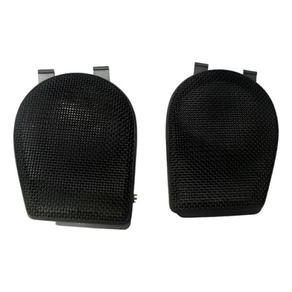 Par Tela Auto Falante Forro Cartão Porta Vw Logus E Pointer Cinza-escuro