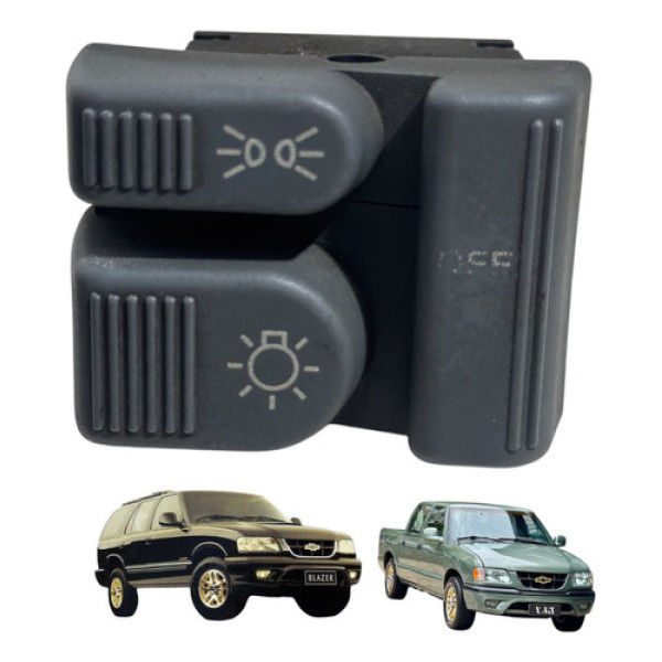 Interruptor Farol Blazer S10 Chave Botão Comando Original Gm