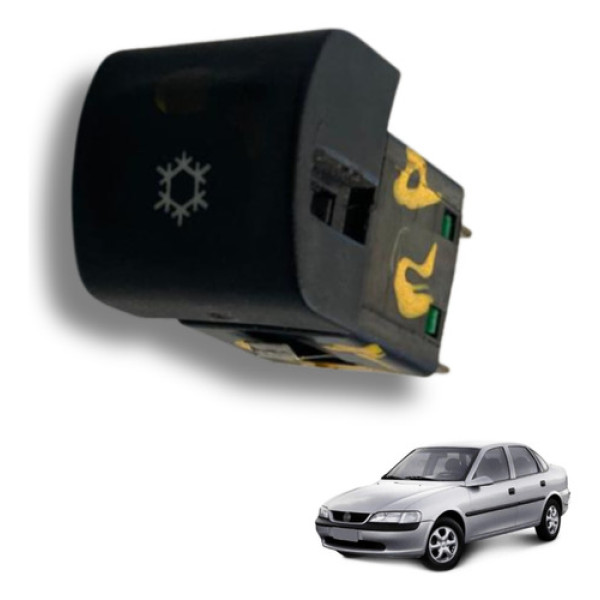 Botão Ar Condicionado Gm Vectra 1997/2005 90492932 Original Preto