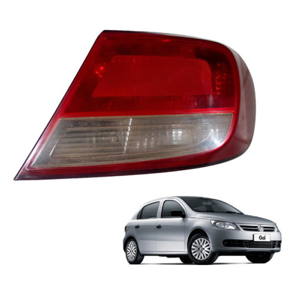 Lanterna Gol G5 2009 2010 2011 2012 2013 Direita Original Vermelho Direito/passageiro