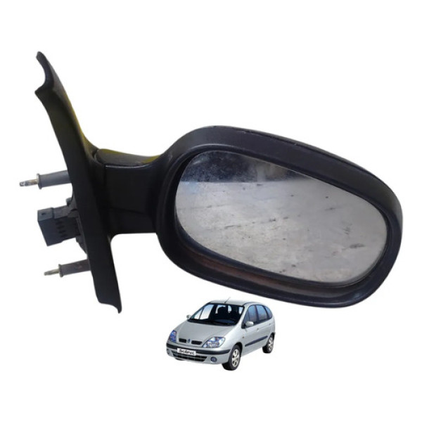Retrovisor Elétrico Direito Megane Scenic 2004/2009 019001