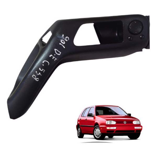 Moldura Puxador Porta Dianteiro Esquerdo Golf Original 93/98 Preto