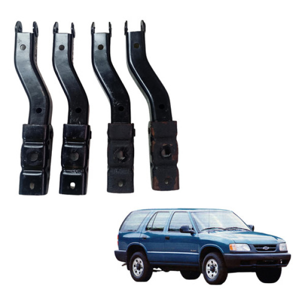 Suporte Dianteiro Articulação Assento Traseiro Blazer 95/00 Preto