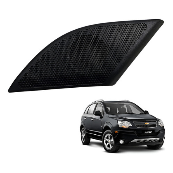 Grade Tela Auto Falante Porta Dianteira Direita Gm Captiva Preto