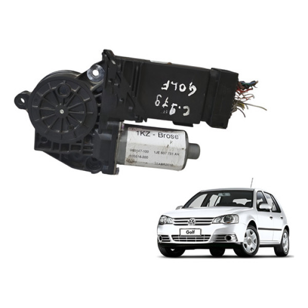 Motor Máquina Vidro Elétrico Esquerdo Golf Bora Polo Jetta