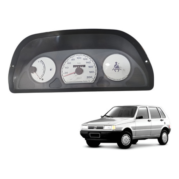 Painel Instrumentos Fiat Uno Mille Fire 1.0 2002 2003 2004 Preto Azul