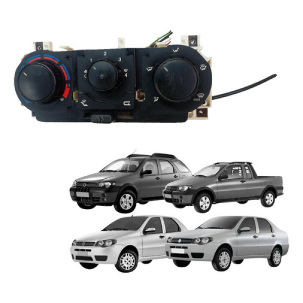 Comando Controle Botão Ar Palio Siena 2004 A 2012 Denso