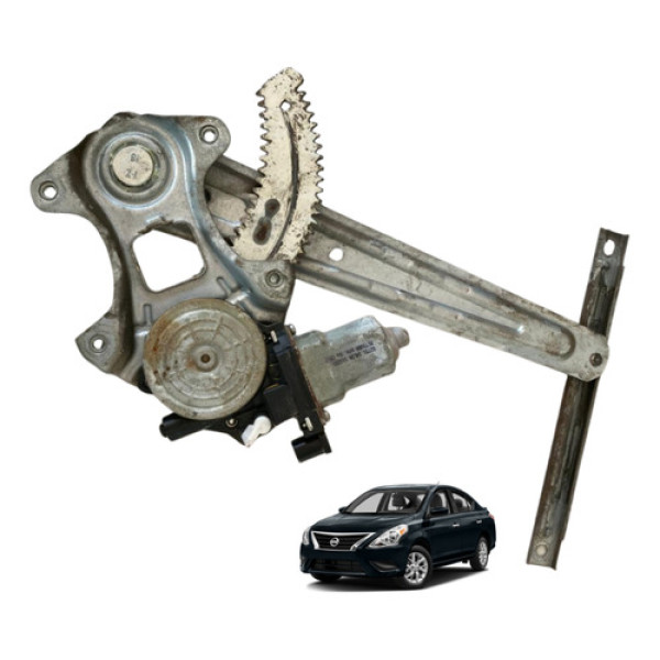 Maquina Vidro Nissan Versa March 2016 2018 Traseira Direita