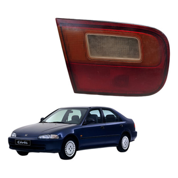Lanterna Traseira Mala Honda Civic 92 93 94 95 Esquerdo Esquerdo/motorista Vermelho