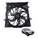 Ventoinha Radiador Jeep Cherokee Sport 3.7 2002 A 2008 Preto
