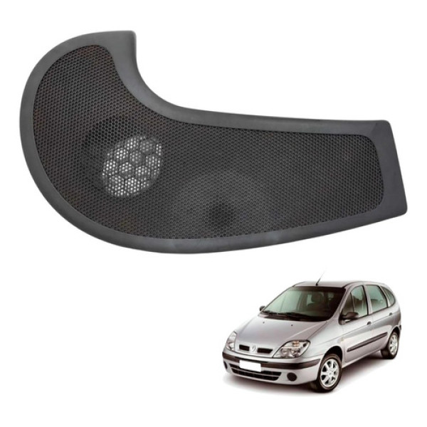 Moldura Grade Tela Alto Falante Esquerdo Renault Scenic