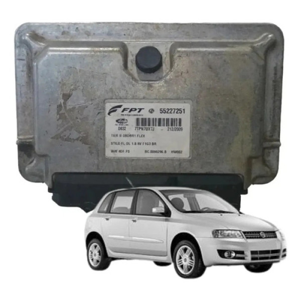 Modulo Central Injeção Fiat Stilo 1.8 8v 2003 2011 55227251