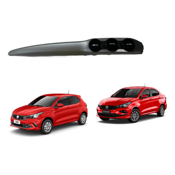 Moldura Difusor Ar Painel Central Fiat Argo Cronos 17 A 23