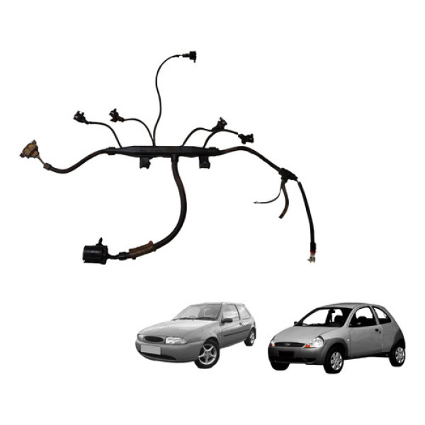 Chicote Bico Injetor Ford Ka Fiesta Endura 1.0 8v Gasolina