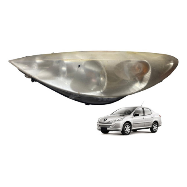 Farol Lado Esquerdo Peugeot 207 Passion 2010 A 2014 Original Esquerdo/motorista
