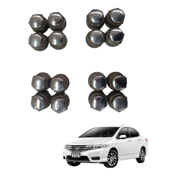 Jogo Porca De Roda Honda City 2010 Original 16 Unidades