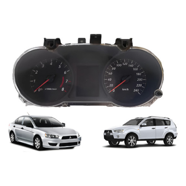 Painel Instrumentos Mitsubishi Outlander Asx Lancer 07 14 Preto