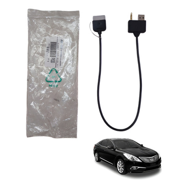 Chicote Cabo Usb iPod Aux I30 Azera 2009 A 2012 Original