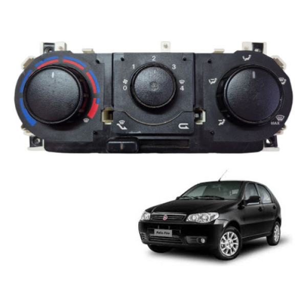 Painel Ar Condicionado Fiat Palio Fire Strada 2001 A 2012 Preto