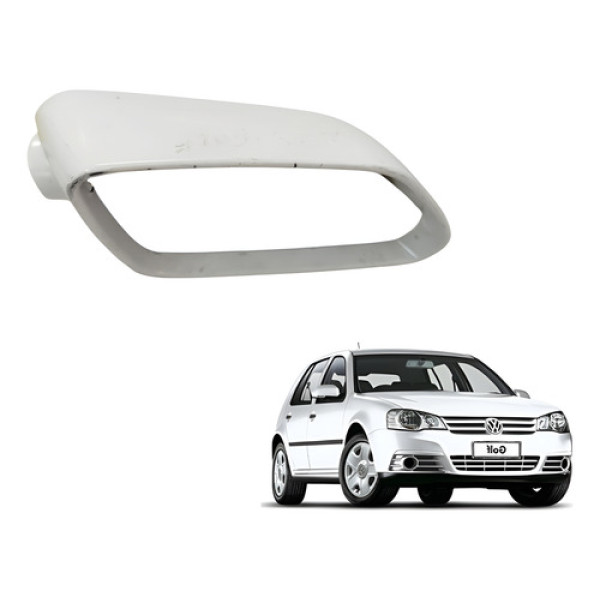 Capa Retrovisor Vw Golf Sapão Sportline 1999 2012 Direito Branco