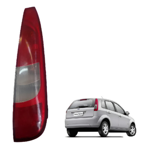 Sinaleira Traseira Direita Ford Fiesta Hatch 2003 2007 Vermelho Direito/passageiro