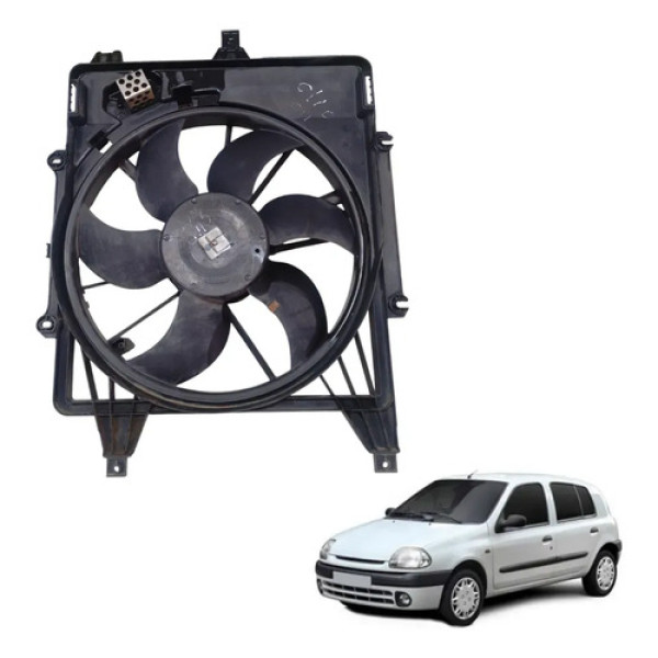Defletor Motor Ventoinha Radiador Renault Clio 1999 04 2006
