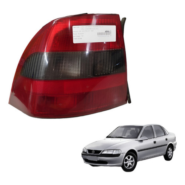 Lanterna Traseira Gm Vectra 1997 1998 1999 Lado Direito Fumê Esquerdo/motorista Vermelho/fumê