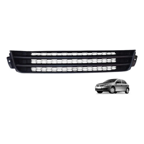 Grade Parachoque Vw Gol G5 2009 A 2012 5u0853677 Original Preto Fosco