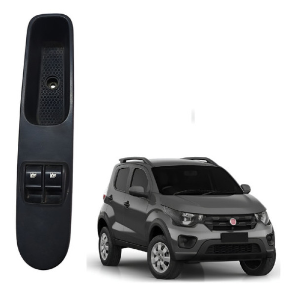 Comando Botão Vidro Elétrico Fiat Mobi 2016 2020 Esquerdo