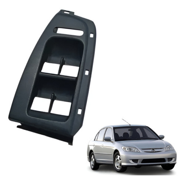 Moldura Botão Vidro Elétrico Honda Civic 1996 2000 83593s04
