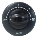Botão Regulador Velocidade Ar Condicionado Xsara Picasso - Preto