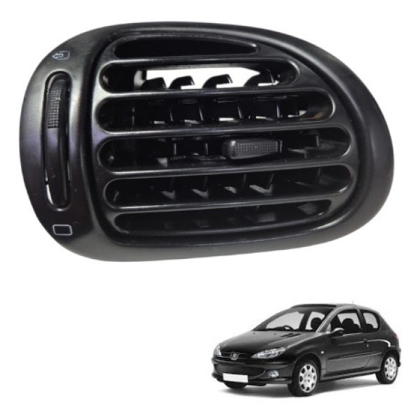 Difusor Ar Esquerdo Painel Peugeot 206 2001 A 2008
