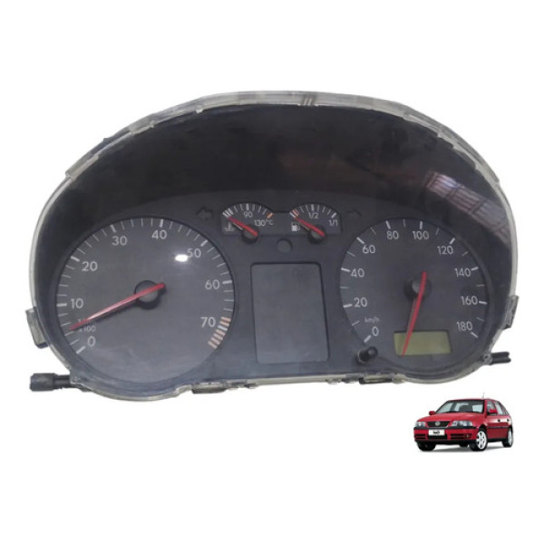 Painel De Velocímetro Vw Gol G3 Parati Saveiro 1999 A 2005 Preto