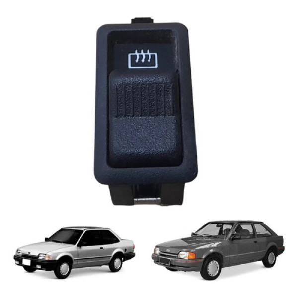Botão Interruptor Desembaçador Escort Xr3 Verona Apolo