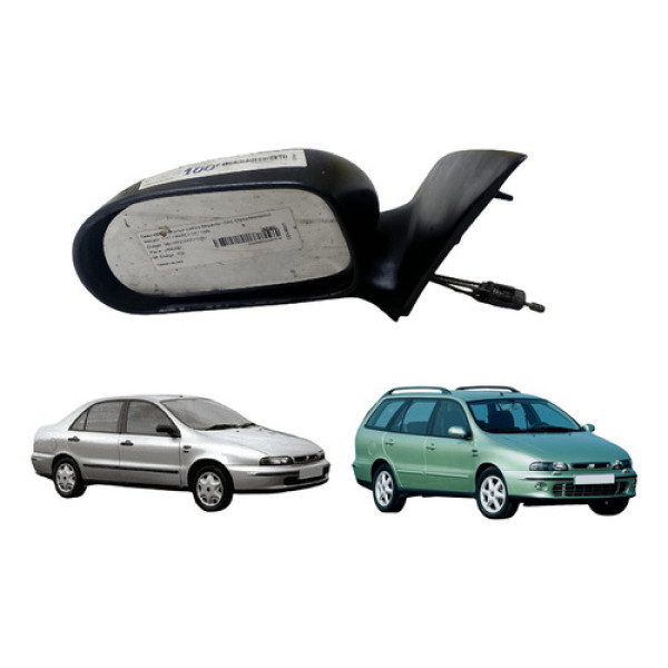 Retrovisor Externo Fiat Marea Brava 1998 1999 A 2007 Manual
