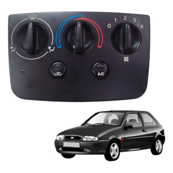 Comando Painel Ar Condicionado Fiesta Courier 1996 97 2003