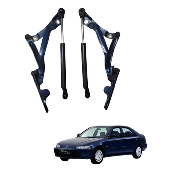 Par Dobradiça Tampa Traseira Porta Malas Civic 92 93 94 95